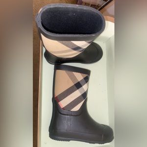 Authentic Burberry girl boots